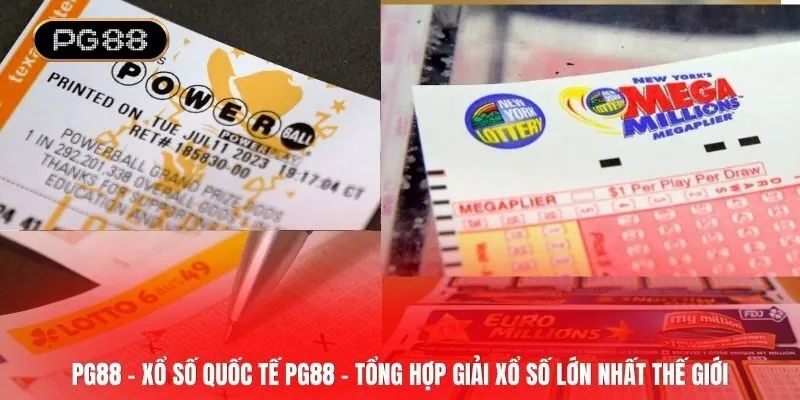 Ảnh bìa xổ số quốc tế PG88 - Tổng hợp xổ số lớn nhất thế giới