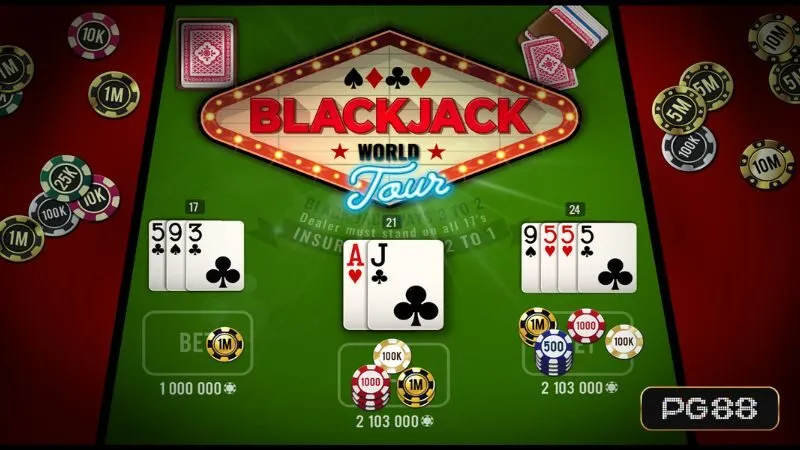 Blackjack PG88 đổi thưởng có cách chơi khá đơn giản