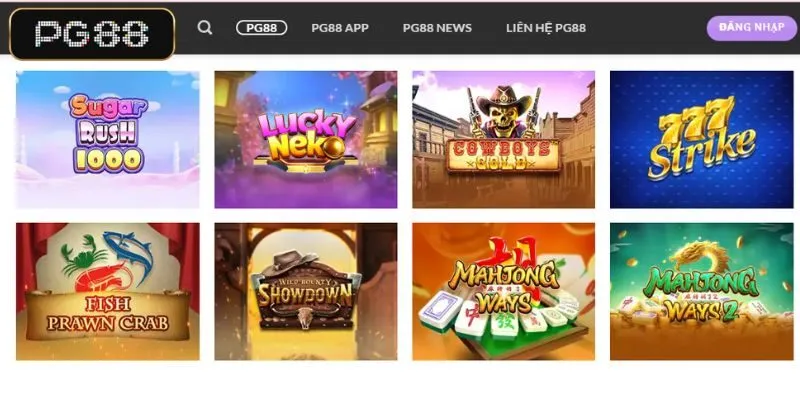 Slot game tại PG88 có các trò chơi đơn giản nhưng vô cùng thú vị
