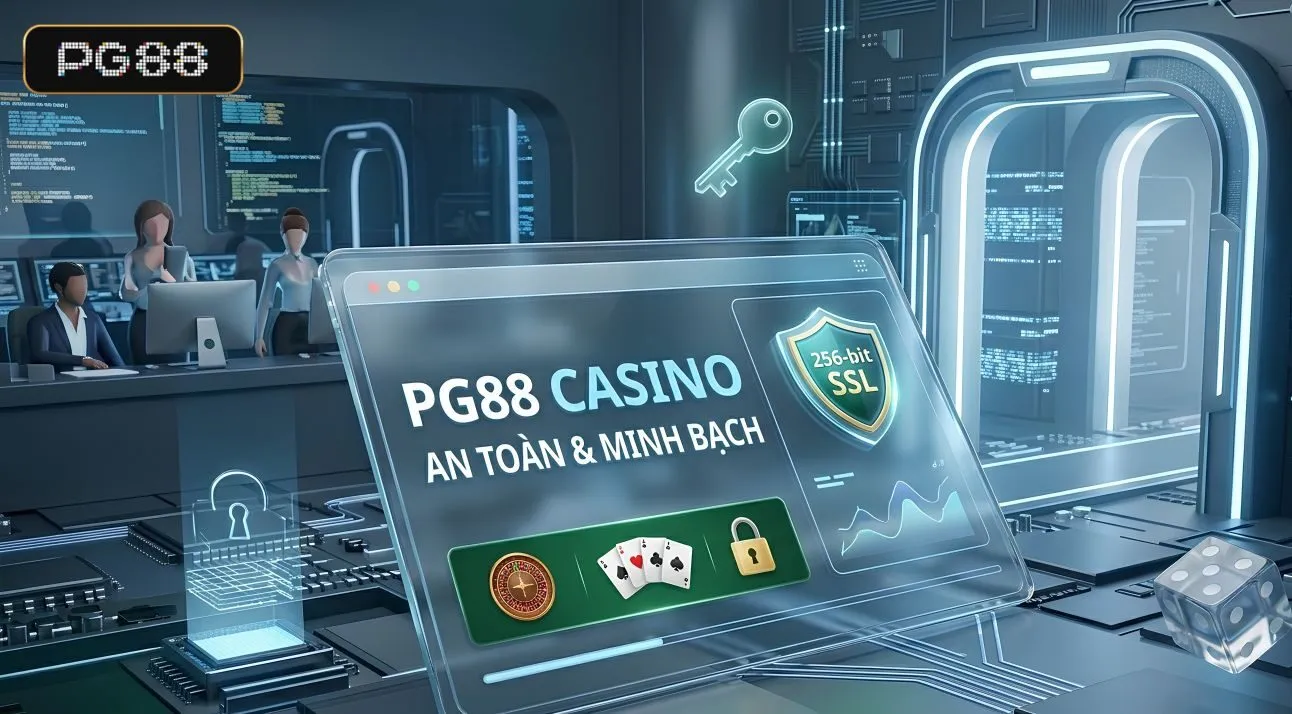 Sòng bài PG88 an toàn & minh bạch nhờ sử dụng công nghệ SSL 256-bit